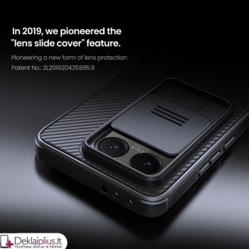 Nillkin Camshield dėklas su kameros apsauga - juodas (Xiaomi 14T) Nillkin Camshield dėklas su kameros apsauga - juodas (Xiaomi 14T)